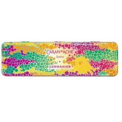 Estuche metal 13 lápices de colores Les Fulgureuses Germanier Caran D'Ache