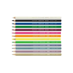 Estuche metal 13 lápices de colores Les Fulgureuses Germanier Caran D'Ache