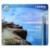 Estuche Metálico 24 Lápices Acuarelables Graduate Aquarell Lyra