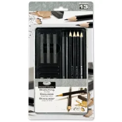 Estuche Metálico 13 Piezas Sketching Grafito Royal & Langnickel