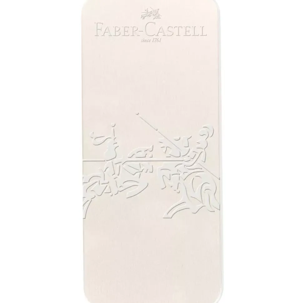 Estuche Metálico con Pluma Estilográfica y Bolígrafo Coconut Milk Faber-Castell