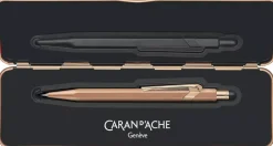 Estuche Metálico con Portaminas Brut Rosé 844 Caran d'Ache 0,7mm