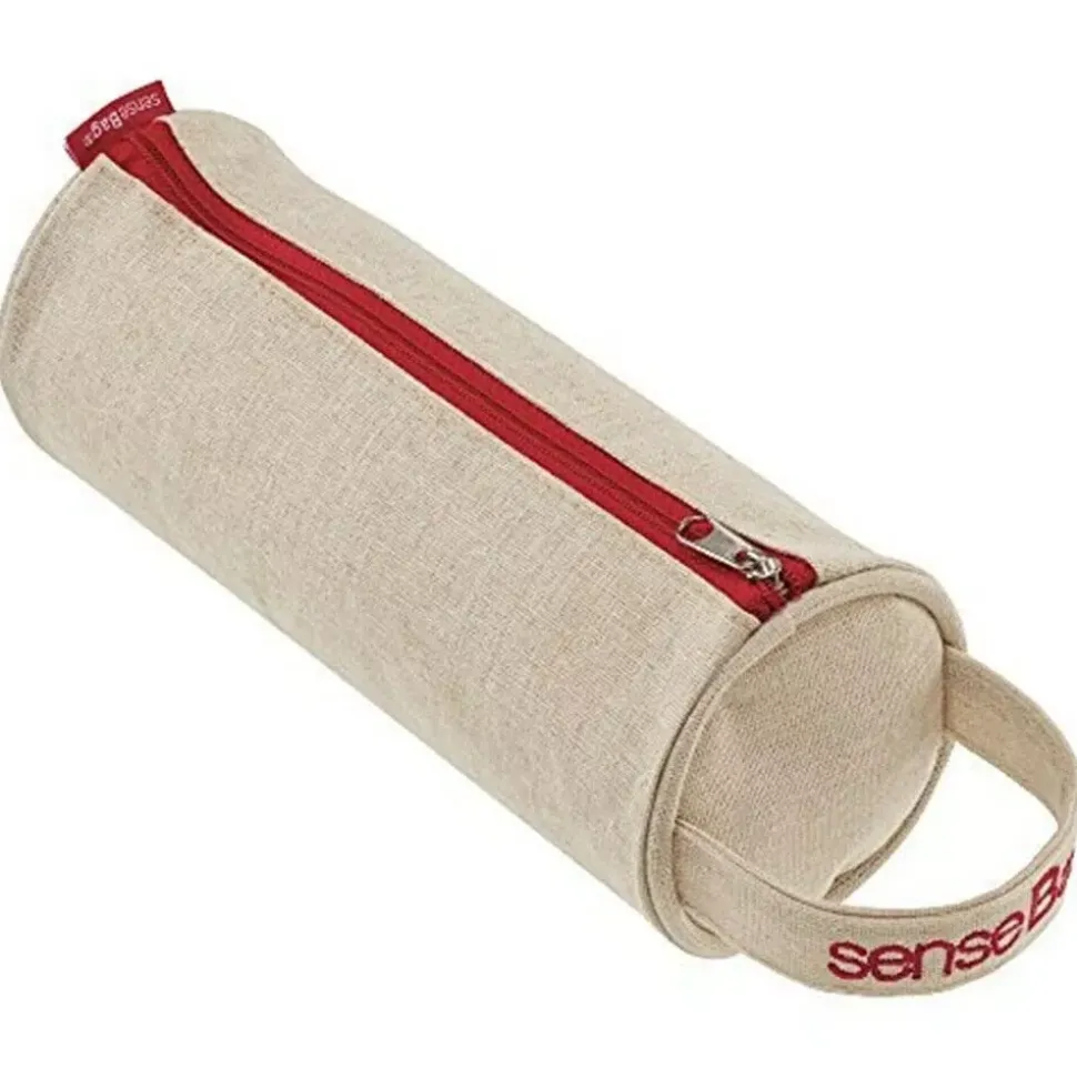 Estuche redondo natural Sensebag