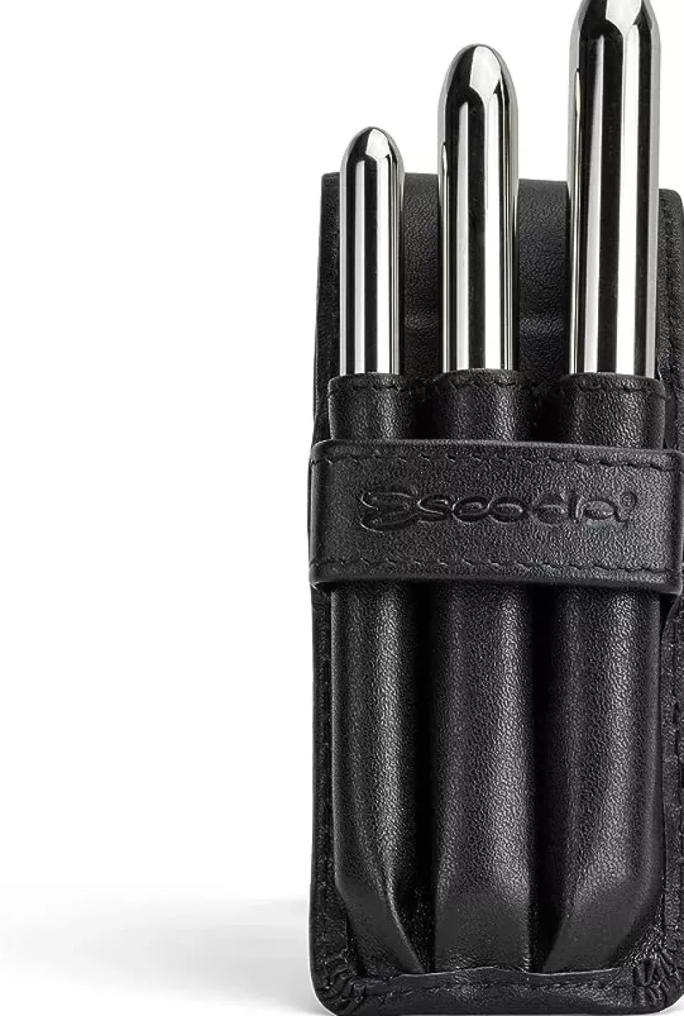Estuche sintético para 3 pinceles negro 8782 Escoda
