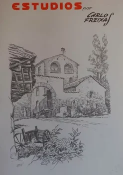 Estudios de dibujo artístico por Carlos Freixas ES20 Rincones típicos