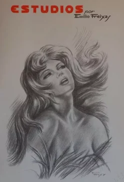 Estudios de dibujo artístico por Emilio Freixas ES03 Bustos de mujer