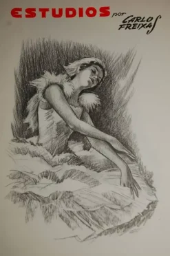 Estudios de dibujo artístico por Carlos Freixas ES12 Ballet clásico