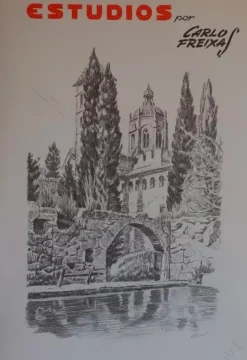 Estudios de dibujo artístico por Carlos Freixas ES08 Paisajes