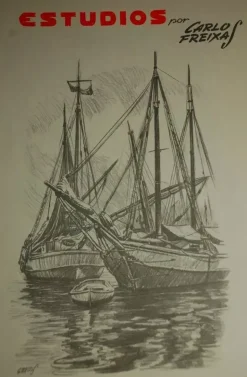 Estudios de dibujo artístico por Carlos Freixas ES09 Marinas