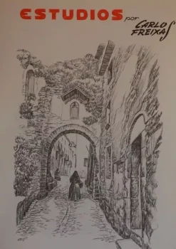 Estudios de dibujo artístico por Carlos Freixas ES28 Patios y calles típicos