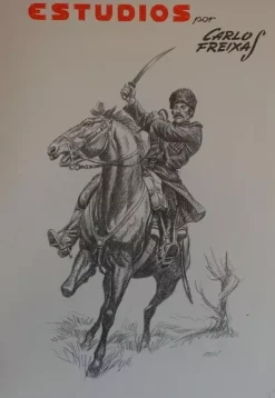 Estudios de dibujo artístico por Carlos Freixas ES23 Jinetes