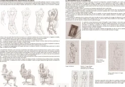Figuras en acción Modelos para dibujar con cuadrícula