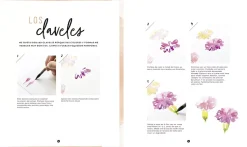 Flores a la acuarela Guía básica para pintar flores en sencillos pasos