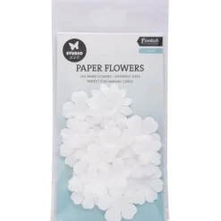 Flores de papel White Studio Light