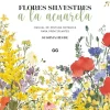 Flores silvestres a la acuarela