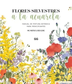 Flores silvestres a la acuarela
