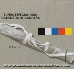 Funda especial para caballete de campaña