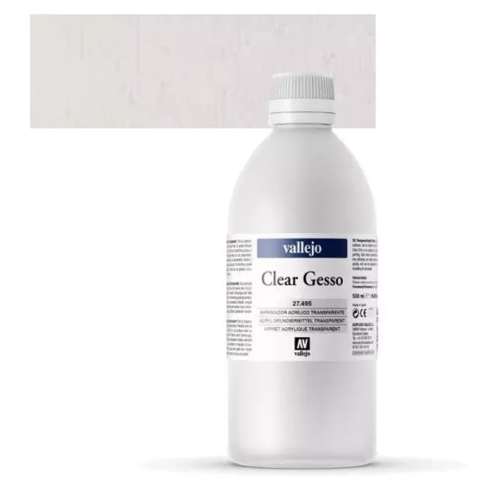 Gesso 495 transparente Studio Vallejo 500ml