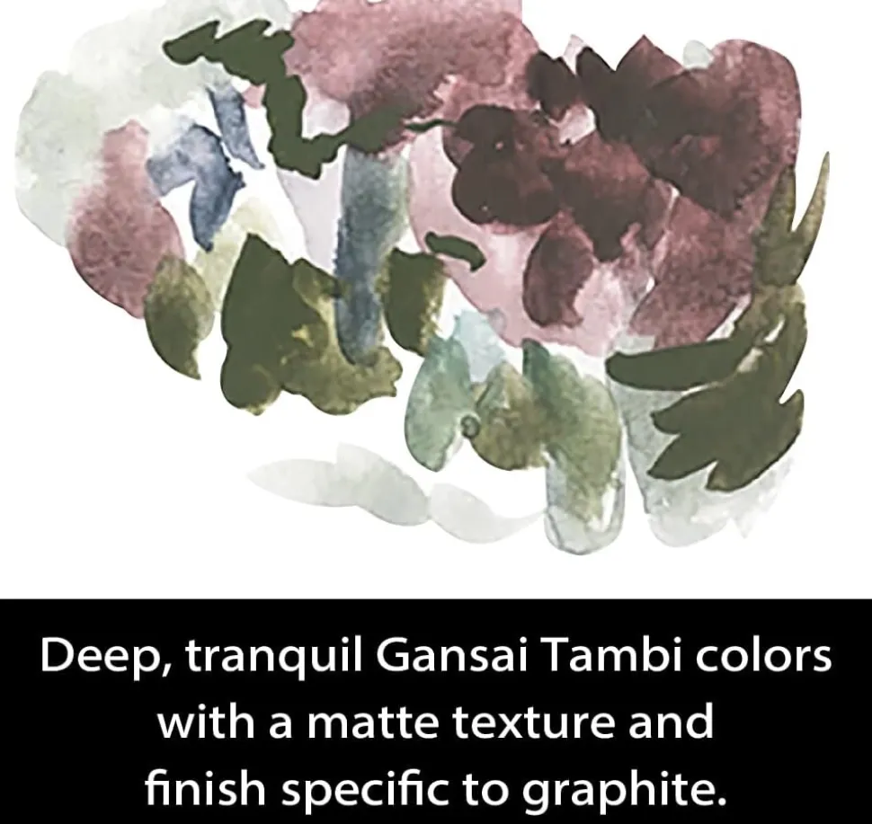 Godet acuarela japonesa gigante Gansai Tambi Grafito Kuretake