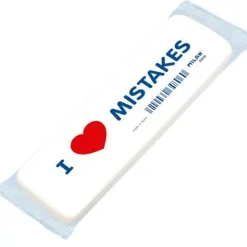 Goma de borrar I love mistakes 4806 Milan