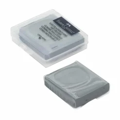 Goma de Borrar maleable gris en estuche Faber-Castell