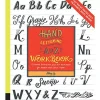 Hand lettering A to Z workbook