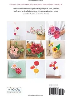 Have fun with origami 3D flowers