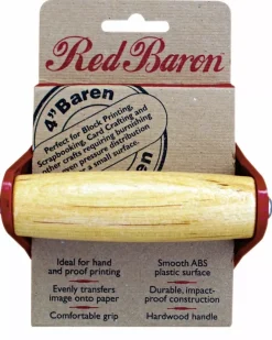 Herramienta de prensado para impresión rojo Speedball 10cm