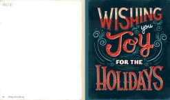 Holiday hand lettering