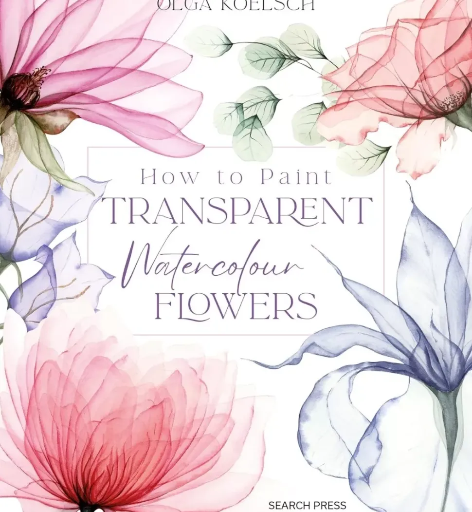 How to paint transparent watercolour flowers