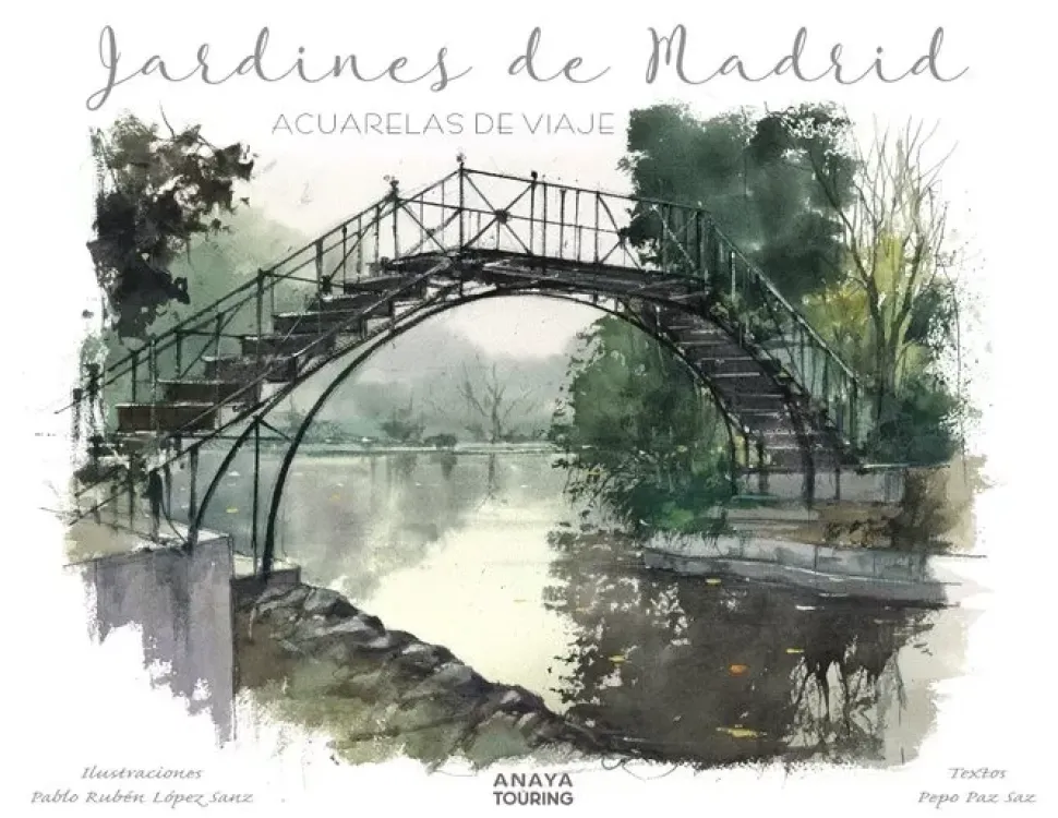 Jardines de Madrid Acuarelas de Viaje