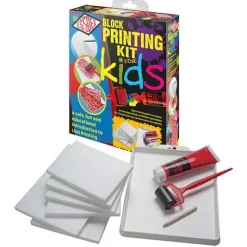Kit 10 accesorios de grabado Block Printing For Kids Essdee