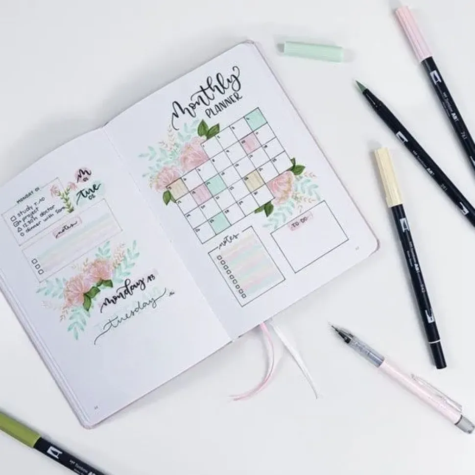 Kit creativo Bullet Journaling Pastel Tombow