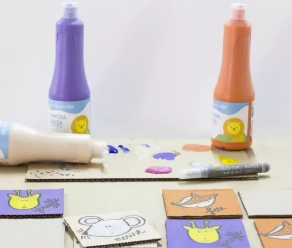 Kit de 6 Témperas Líquidas Kids La Pajarita 25ml