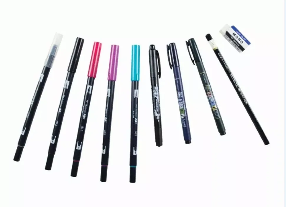 Kit de caligrafía avanzado Tombow