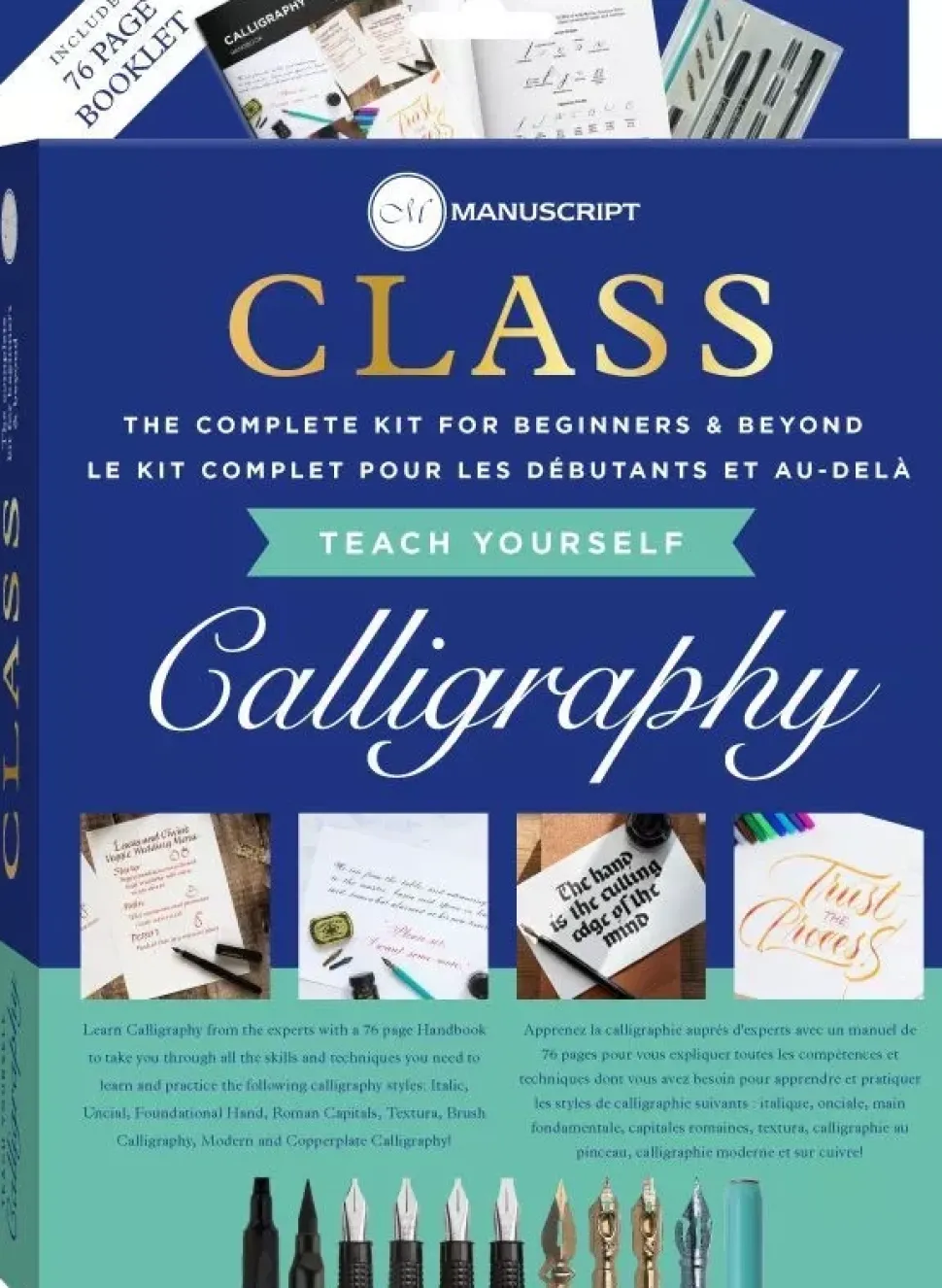 Kit de Caligrafía Class Teach Yourself Manuscript