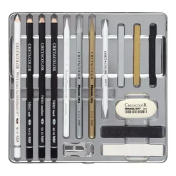Kit de Dibujo de Lujo The Diamond Box 15 Piezas Cretacolor
