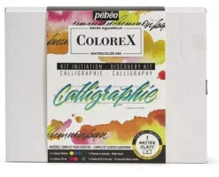 Kit de iniciación a la caligrafía watercolor ink Pebeo