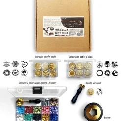 Kit de inicio Wax and Seals Stamperia