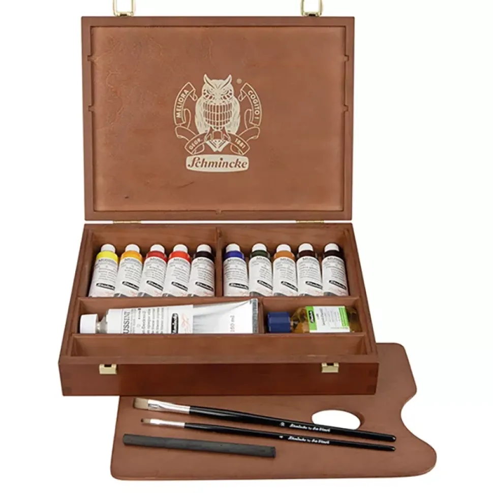 Kit de madera de 10 tubos de óleo Mussini Schmincke 35ml