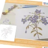 Kit de tela para pintar por números Botánica Artemio