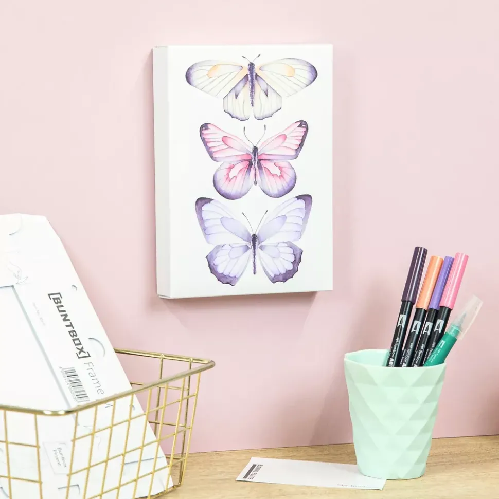 Kit Lienzo Acuarela Elegant Butterflies Tombow