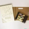 Kit Pastel Caja + Bloc + Soporte