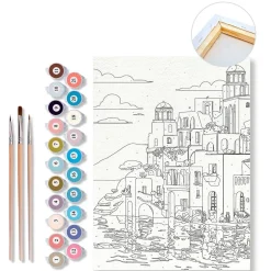 Kit pinta por números Grecia Color Experience Alpino