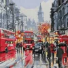 Kit Pintar Por Números Calle de Londres Alex Bog 40x50cm