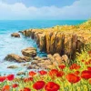 Kit Pintar Por Números Flores del Mar Alex Bog 40x50cm