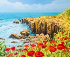 Kit Pintar Por Números Flores del Mar Alex Bog 40x50cm