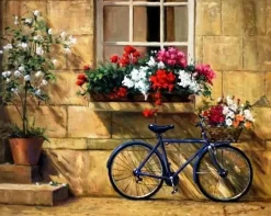 Kit Pintar por números Life Is A Beautiful Ride Artist Alex Bog 40x50cm