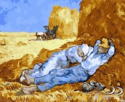 Kit Pintar Por Números Siesta Tras La Siega Alex Bog 40x50cm