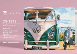 Kit Pintar Por Números VW Transporter Alex Bog 40x50cm